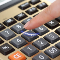 齐心(Comix)12位宽屏语音计算器 财务/金融计算机 学生/办公用品 金色C-1372