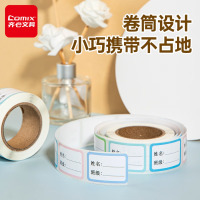 齐心(COMIX)[开学必备]姓名贴300枚/卷自粘贴纸 小学生课本物品班级分类幼儿园手写名字 学生标签贴 DS-635