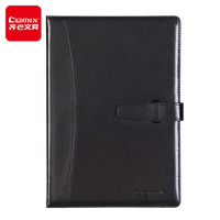 齐心 C5807 皮面笔记本 18K 114张 黑