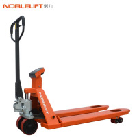 诺力(NOBLELIFT)手动地牛 2吨液压托盘搬运手拉叉车电子秤HR-ESR20 外宽690叉长1220mm聚氨酯轮