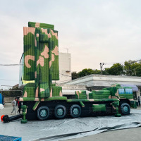 策雨雷达车充气假目标仿真模型伪装气模充气式假目标靶标定制 雷达车1 9.66*3.65*8m(1:1定制)