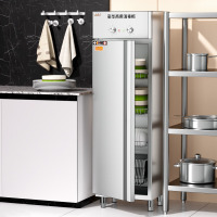 厨丰达 商用消毒柜高温热风循环立式单位食堂饭店不锈钢定时消毒碗柜单门380升 CFD-RTP380-A17