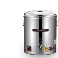 厨丰达 烧水桶 开水器电热开水桶商用保温桶烧水器开水机商用加热水机 不锈钢开水桶[30升/时]