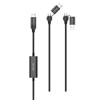 迈拓维矩(MT-viki) usb对拷线 3.0 电脑文件跨屏互传公对公双usb type-c转换线 MT-KD04 对