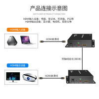 迈拓维矩(MT-viki)HDMI延长器 300米 1080P高清 通过同轴线连接信号放大器音视频同步笔记本台式电脑显示