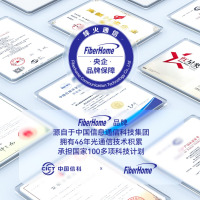 烽火(FiberHome)SC-LC/OM3-3M 万兆光纤跳线工程电信级网线多模单芯OM3网络收发器尾纤光纤连接线 3