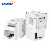 烽火(FiberHome)超五类网络模块 CAT5e千兆非屏蔽免打RJ45水晶头母座电脑网线面板连接头