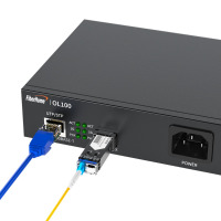 烽火(FiberHome)光纤收发器SFP电信级千兆单模单纤40km光电转换器1光1电LC接口-B端