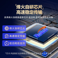 FiberHome 烽火光纤收发器千兆 工业级单模双纤百兆光电转换器 [单只]一光一电百兆单模双纤02B-11