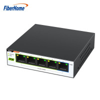 FiberHome 烽火 POE交换机千兆5口9口 网络分线器 千兆交换机S1800-5T-GF-PE-L