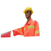 龙云天盾假人 高速公路道路仿真太阳能施工工地摇旗安全员 机器人带爆闪灯上下摇旗 摇旗假人(上下摇旗+太阳能+警示灯)