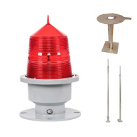 龙云天盾 高楼信号指示灯航标灯铁塔烟囱警示灯 GZ122LED航空智能光控 可 灯+支架+避雷针(一套)