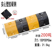 龙云天盾铸铁减速带 碳钢道路减速板 交通设施汽车限速带加高加厚国标公路斜坡缓冲带