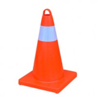 龙云天盾方锥圆锥套橡胶路锥塑料雪糕筒路障70cm反光锥形桶pvc圆锥交通路标安全锥支持 45cmpvc提环圆锥