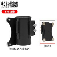 龙云天盾隔离伸缩带一米线银行酒店排队围护栏杆不锈钢圆球迎礼宾杆柱挂绳安全警戒线 挂壁磨砂黑磁吸款5米线