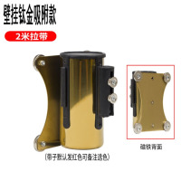 龙云天盾隔离伸缩带一米线银行酒店排队围护栏杆不锈钢圆球迎礼宾杆柱挂绳安全警戒线 挂壁钛金磁吸款2米线