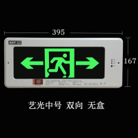 龙云天盾疏散标志灯暗装新国标消防应急灯LE通道安全出口指示 艺光中号 双向 无盒
