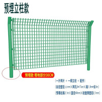 龙云天盾高速公路隔离网铁丝网养殖围栏 防护栅栏户外仓库钢丝网 丝粗5.5mm*1.8米高*3米长预埋柱