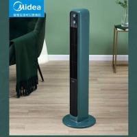 美的Midea美的电风扇塔扇家用办公室无叶广角左右摇头立式定时冷塔风扇绿色ZAD09ML
