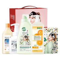 蔬果园洗衣液礼盒套装 蔬果园高端定制五件套