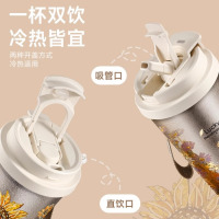龙云天盾纯钛保温杯高档茶水分离泡茶高颜值男女士生日礼物咖啡杯便携钛杯