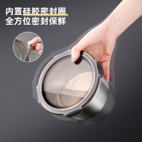 龙云天盾保鲜盒316不锈钢食品级便当饭盒外带打包盒冰箱保鲜盒密封水果盒