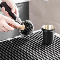 龙云天盾咖啡吧台垫收纳器具滤水垫压粉垫套装意式布粉器压粉器沥水收纳垫