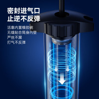 龙云天盾120PSI高压打气筒带气压表 自行车摩托车电动车足篮球充气泵