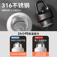 龙云天盾保温杯大容量男女士一键开盖运动水杯316不锈钢保温保冷杯车载杯