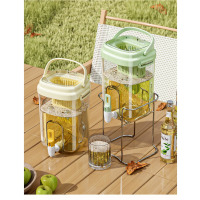 龙云天盾冷水壶家用冰箱凉水壶带龙头大容量冷泡桶花茶壶夏季凉水壶