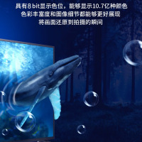 海康威视(HIKVISION)65英寸4K 超宽广角178°等边设计 D5065UE-B 电脑台式机多接口监控专用监视屏