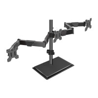 强力巨彩 显示器一体机增高桌式显示屏支架升降桌式支架 底座/机械支架/一字三屏/50立柱/17-32寸