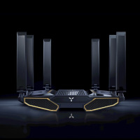 中兴(ZTE)问天BE7200Pro+ WiFi7家用路由器双频聚合游戏加速8颗独立信号放大器满血2.5G网口[赠品版]