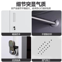 汇云星更衣柜文件柜员工宿舍储物柜办公柜子存包柜学校工厂宿舍铁皮衣柜 八门更衣柜 常规款