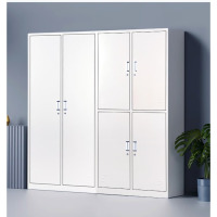 汇云星更衣柜文件柜员工宿舍储物柜办公柜子存包柜学校工厂宿舍铁皮衣柜 24门更衣柜 常规款