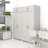 汇云星营具上下铺双层床内务柜班用宿舍床学习桌椅钢制加厚双人床 二抽学习桌 常规款