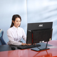 AOC 的卢936电竞游戏一体机电脑游戏家用办公设计师RTX4060独显高配台式整机23.8英寸 酷睿i5/GTX165