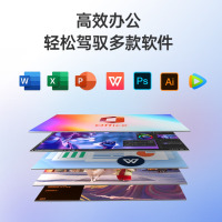 AOC Mini迷你口袋主机 MOSS小苔藓M3 办公家用微小型机箱便携整机 13代四核N95+16G+1024G[出差