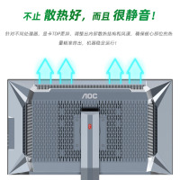AOC 28英寸4K 144Hz超清IPS屏一体机电脑14代酷睿办公设计师渲染RTX4070独显游戏升降壁挂台式整机