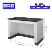 意森亚全钢天平减震台天平台双人天平台缓冲操作台