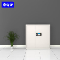 意森亚电子保密柜钢制密码锁文件柜档案柜办公资料柜 单节电子锁带斗
