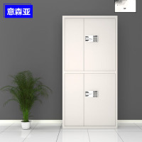 意森亚电子保密柜钢制密码锁文件柜档案柜办公资料柜 通双节国保锁带斗