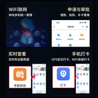 科密(comet) FZ08打卡考勤机指纹打卡机企业员工上下班签到 轻松实现多店管理[超级新品]