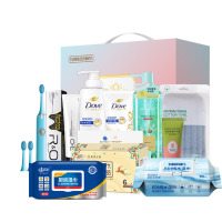 多芬.清风、生活元素焕彩礼盒9件套-HC250818004