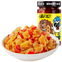 苏宁 吉香居 暴下饭酱200g*1瓶[剁椒萝卜(酸辣味)/菌菇鸡肉酱口味请备注]4瓶起订