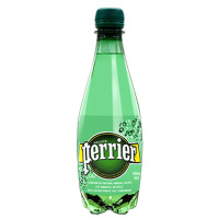 苏宁 巴黎水 充气天然矿泉水气泡水原味 500mL*24塑料整装箱