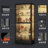 君品仕佳手办展示柜乐高玩具模型展示架泡泡玛特收纳陈列柜透明玻璃展柜