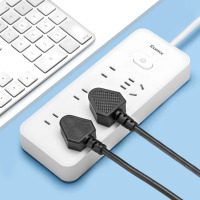 龙云天盾新国标插座 插排拖线板插板接线板一转多延长线 6位21孔总控 全长3.0米PCP-W628白