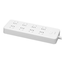 齐心(Comix)延长线插座新国标儿童安全门保护插线板插排排插接线板拖线板 8位40孔 总控全长5米 PCP-WZ848