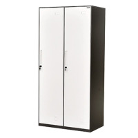 金戈安 更衣柜薄边双门更衣柜两门钢制更衣柜员工宿舍储物柜